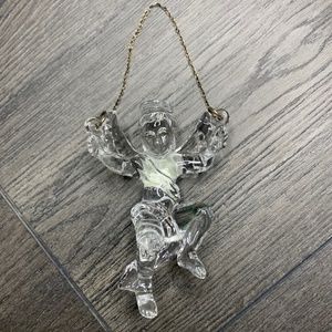 Waterford Crystal Cherub Angel Ornament, 2004, Christmas holiday decor classic